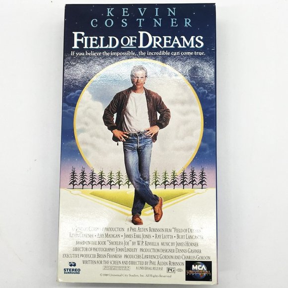 MCA Universal Kevin Costner Field of Dreams VHS Movie Video Cassette Hi-Fi Sound - Picture 1 of 4
